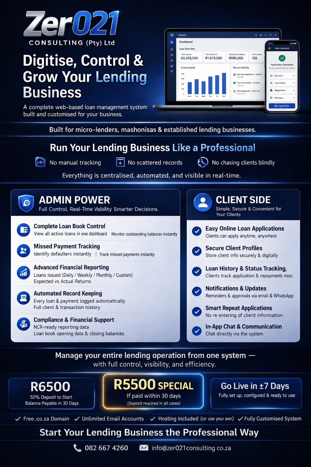 Loan management system premium package